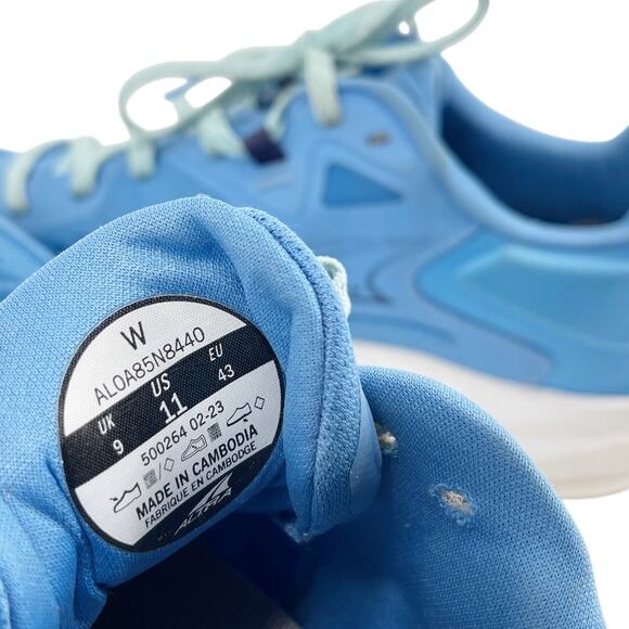 Altra Women's Torin 7 Shoe Running Sneaker Blue Women's Size 11 Workout - Picture 8 of 8